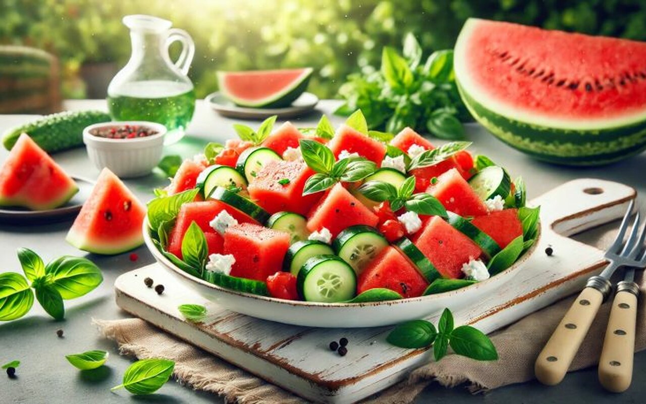 Hit letnji recept: Salata od lubenice i feta sira! Osvežava i hidrira