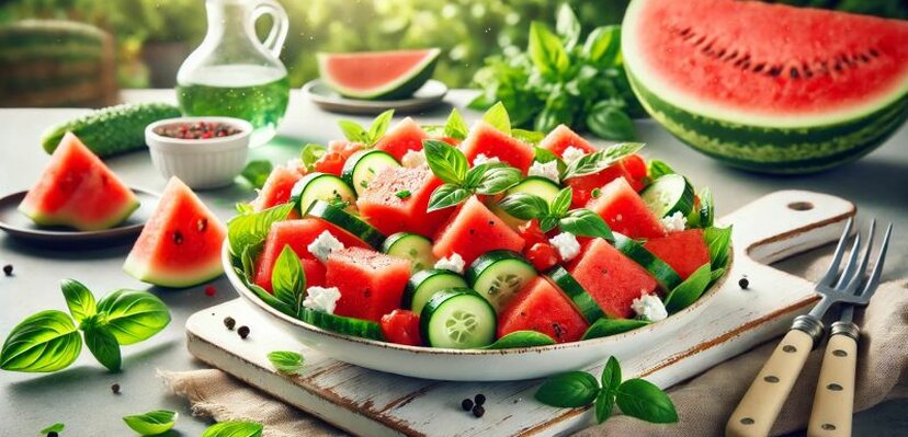 Hit letnji recept: Salata od lubenice i feta sira! Osvežava i hidrira