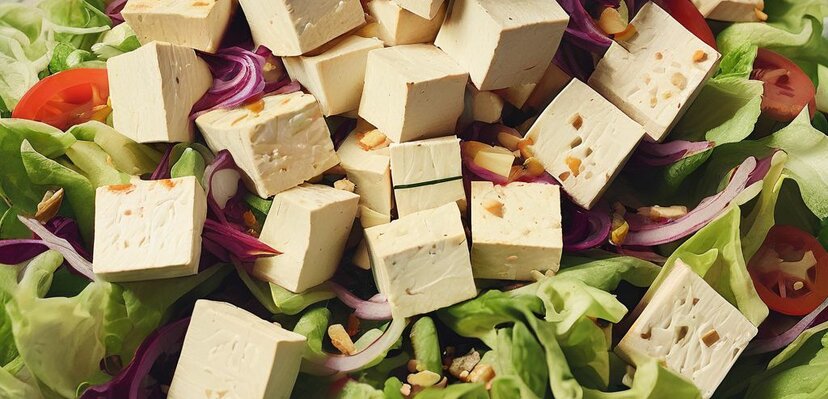 Obrok salata sa tofu sirom